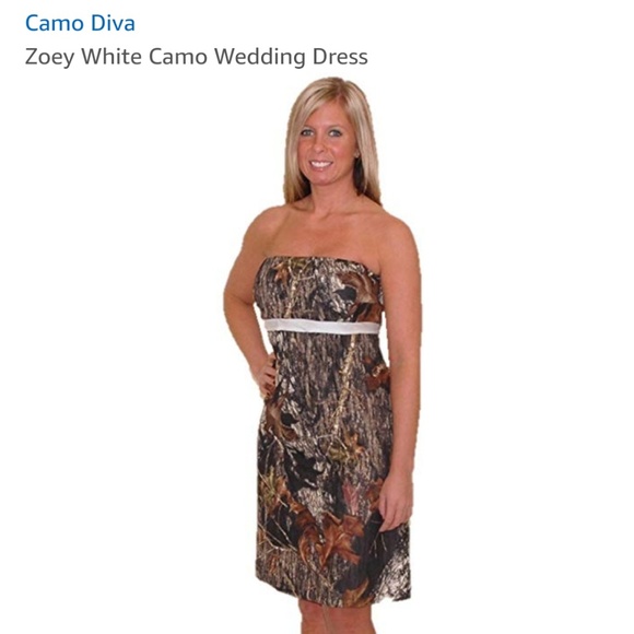 Camouflage wedding dress